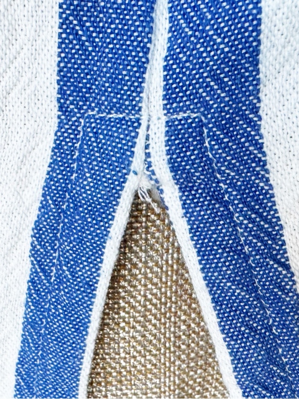 A.P.C. Beachy Blue and White Striped Long Sleeve Top - Picture 11 of 14